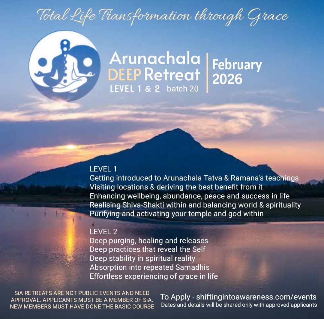 ARUNACHALA DEEP RETREAT ~ Feb 2026