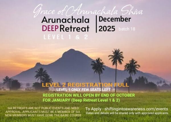 ARUNACHALA RESIDENTIAL RETREAT ~ Tiruvannamalai (Dec 2025)