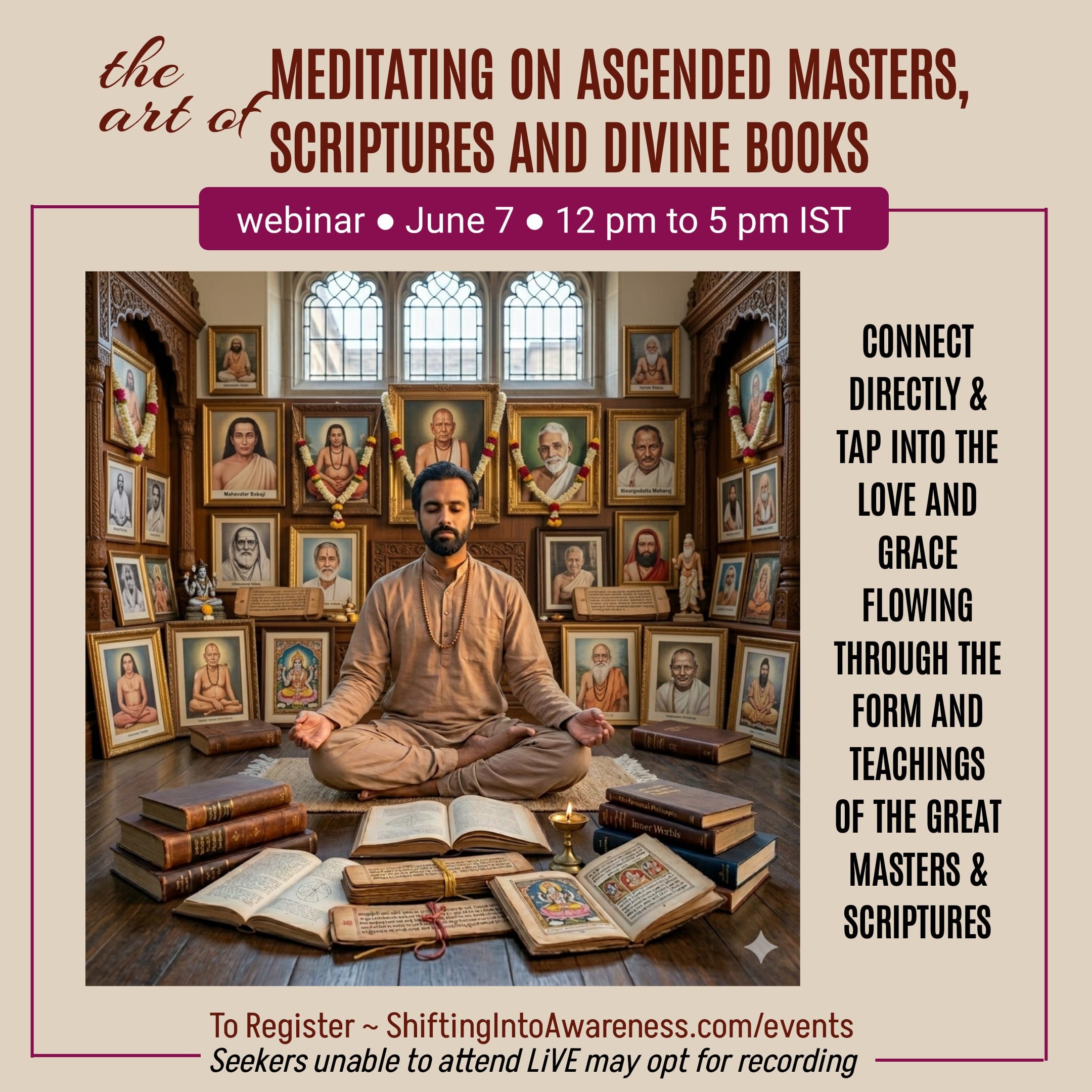 THE ART OF MEDITATING ON ASCENDED MASTERS, SCRIPTURES AND DIVINE BOOKS